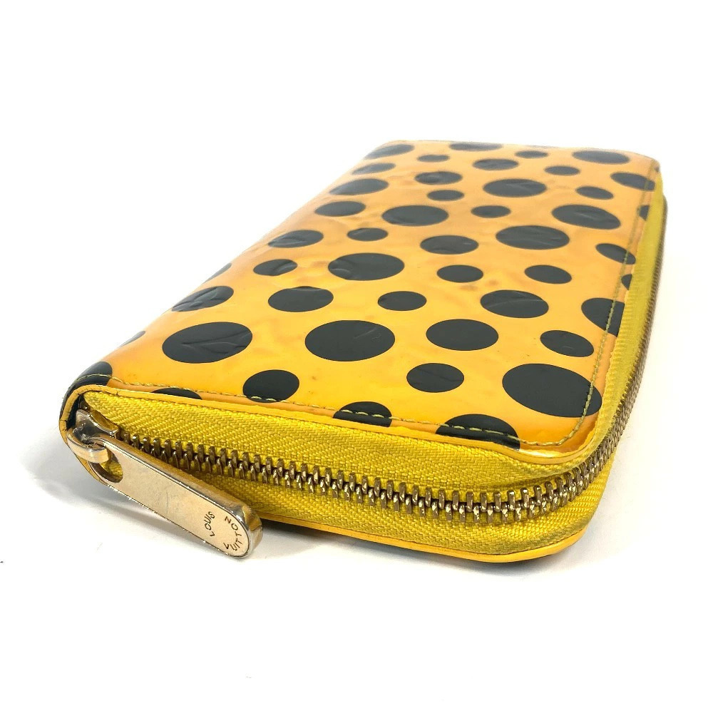 LOUIS VUITTON Yayoi Kusama Vernis Dot Infinity Zippy Wallet Long Round Zipper - Picture 4 of 8